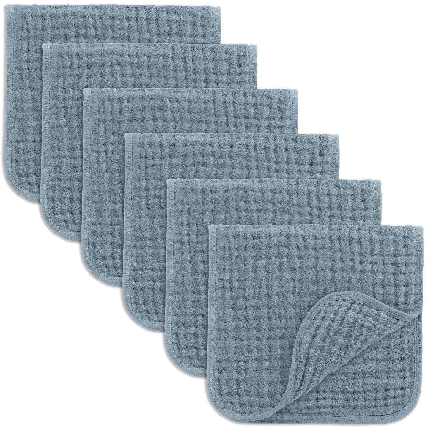Comfy Cubs - 100% Muslin Burp Cloths by Comfy Cubs - Pack of 6