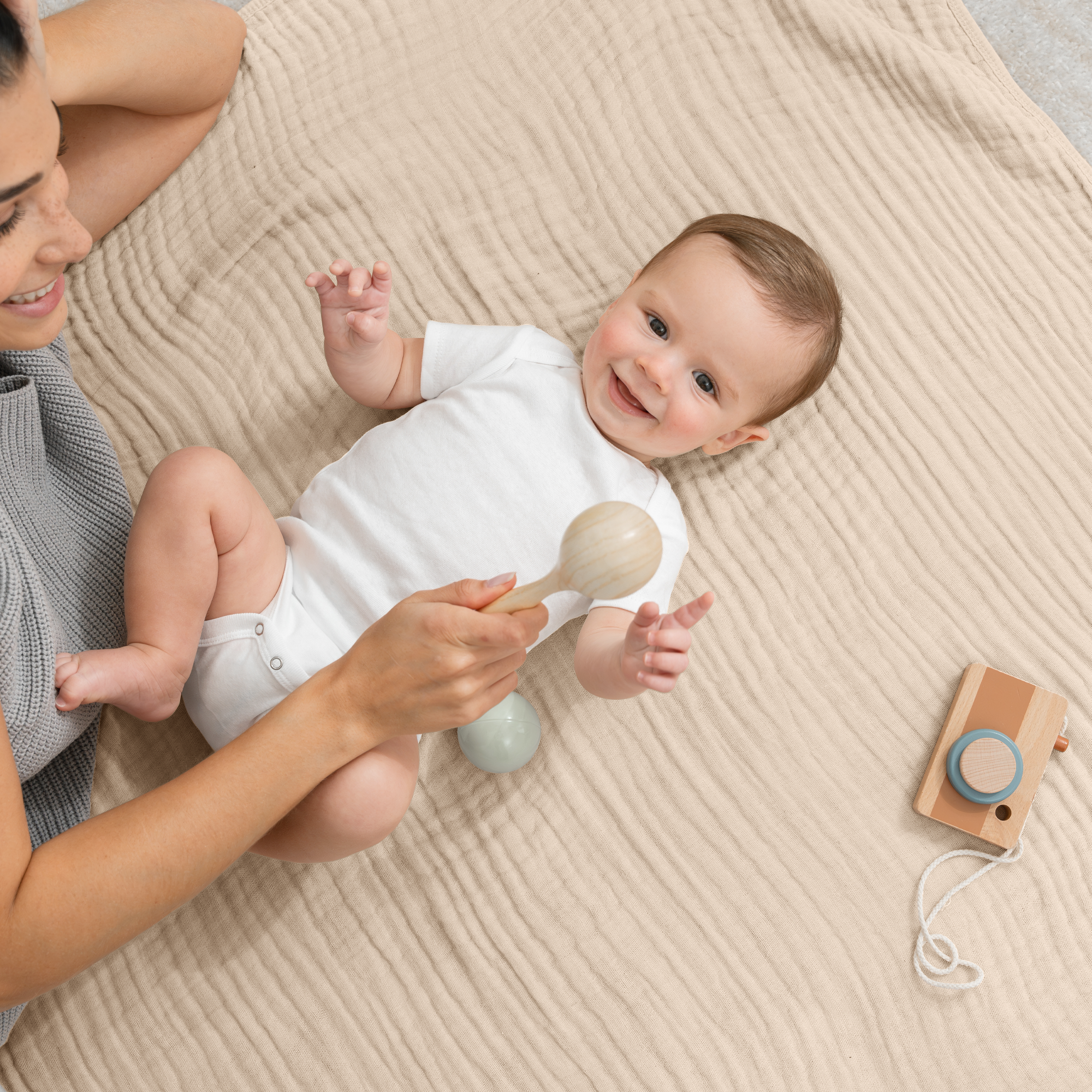 Baby Muslin Cotton Blankets by Comfy Cubs