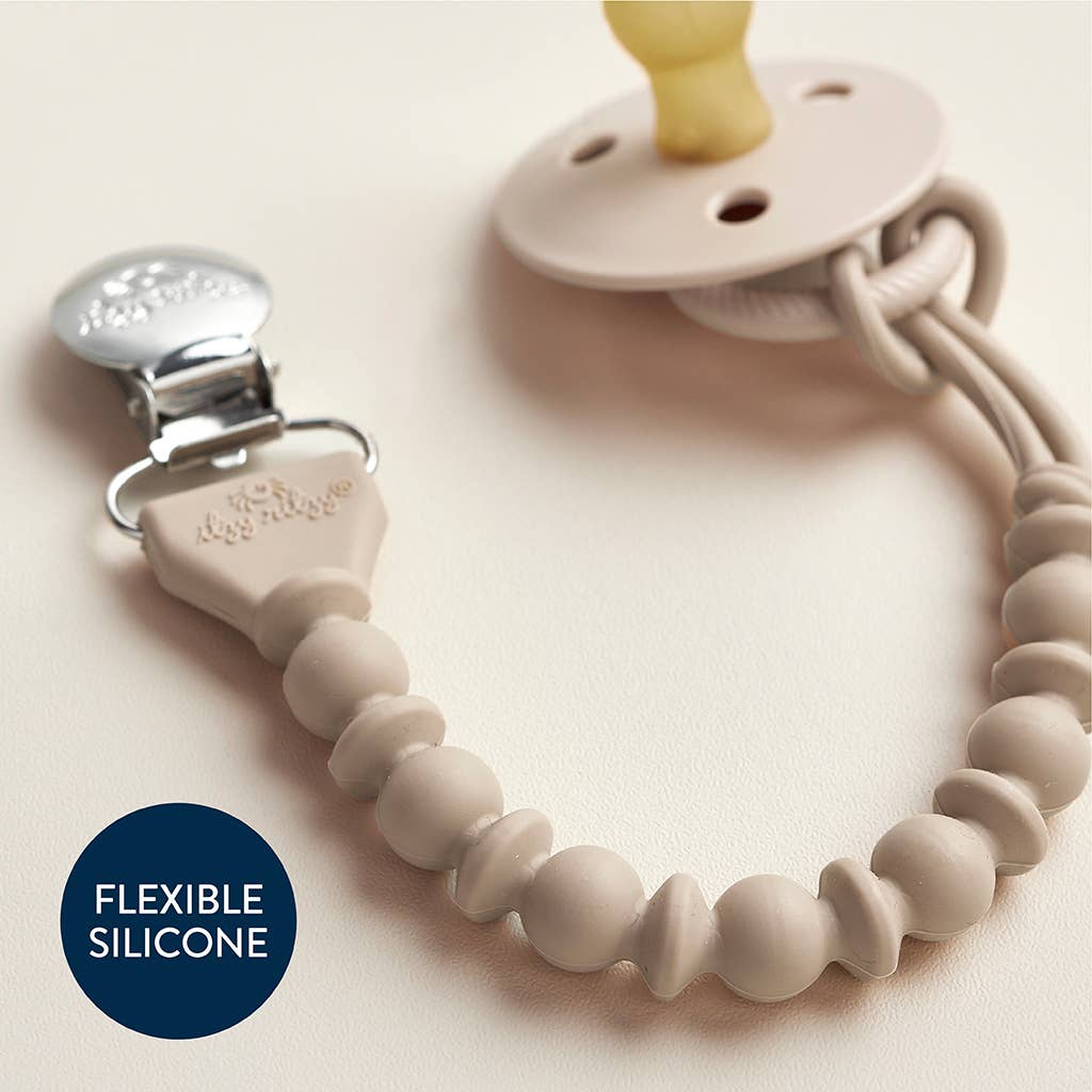 Silicone Pacifier Clip | Sweetie Strap™ Toast