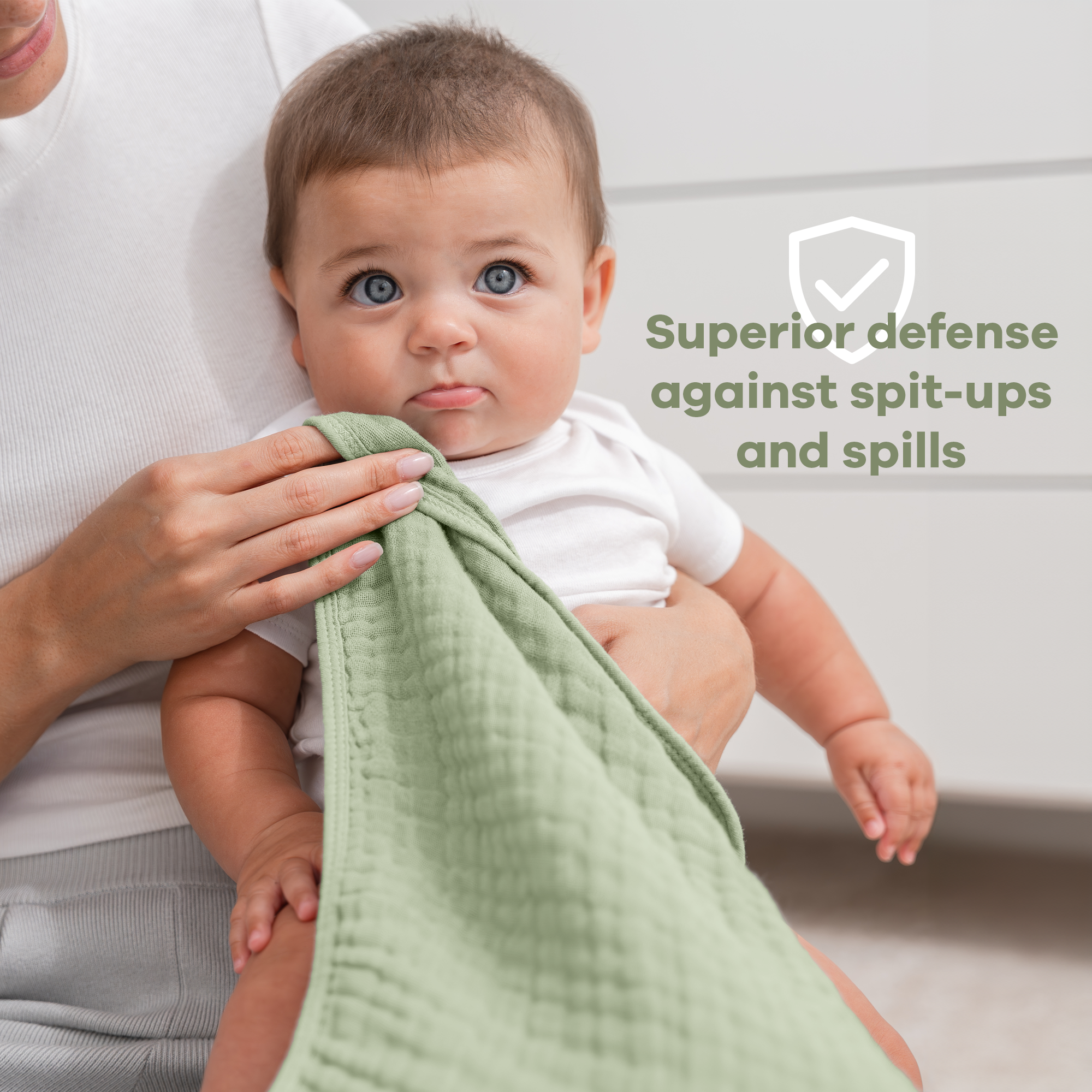Comfy Cubs - Muslin Burp Cloths by Comfy Cubs - / Pack of 6-Giggles N Gear