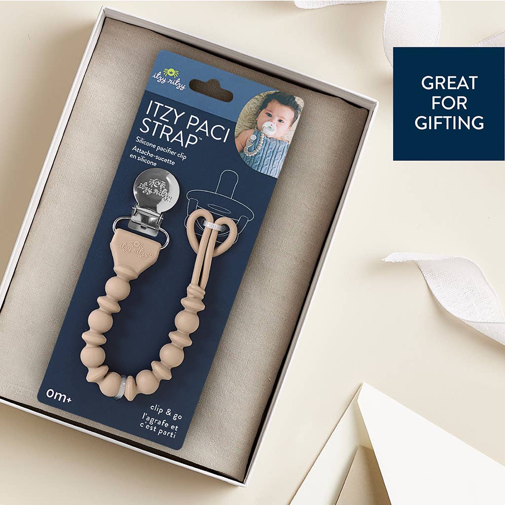 Silicone Pacifier Clip | Sweetie Strap™ Toast