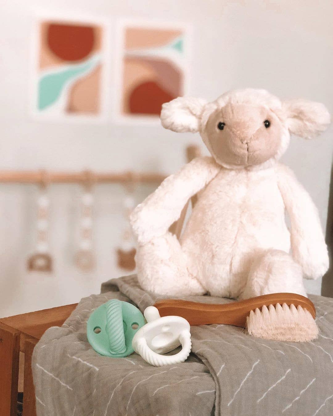 Sweetie Soother™ Pacifier Sets (2-pack): Agave + Succulent Cables