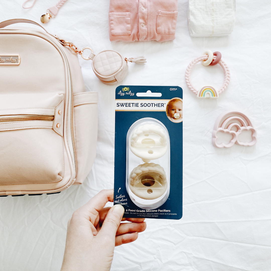 Sweetie Soother™ Pacifier Sets (2-pack): Agave + Succulent Cables