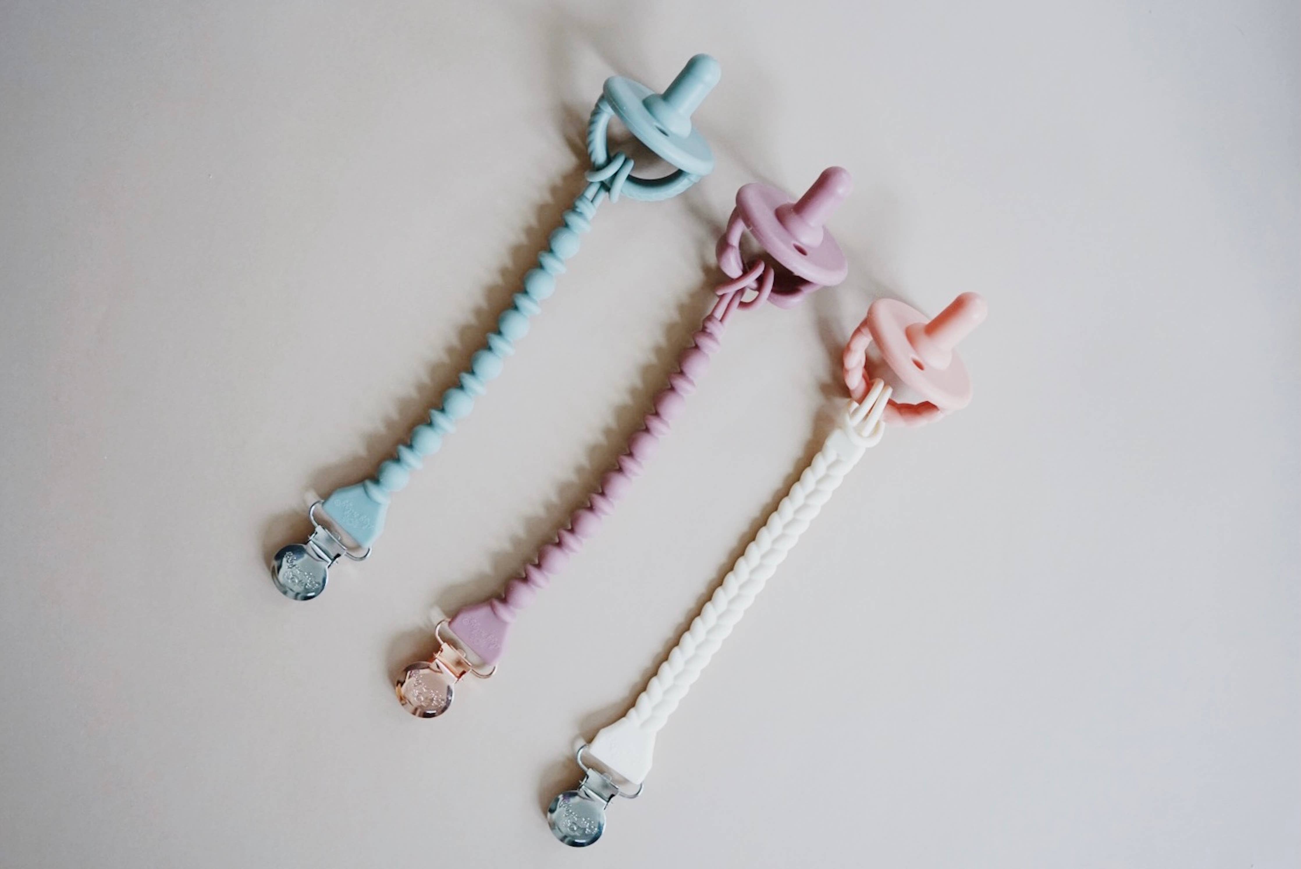 Sweetie Soother™ Pacifier Sets (2-pack): Agave + Succulent Cables