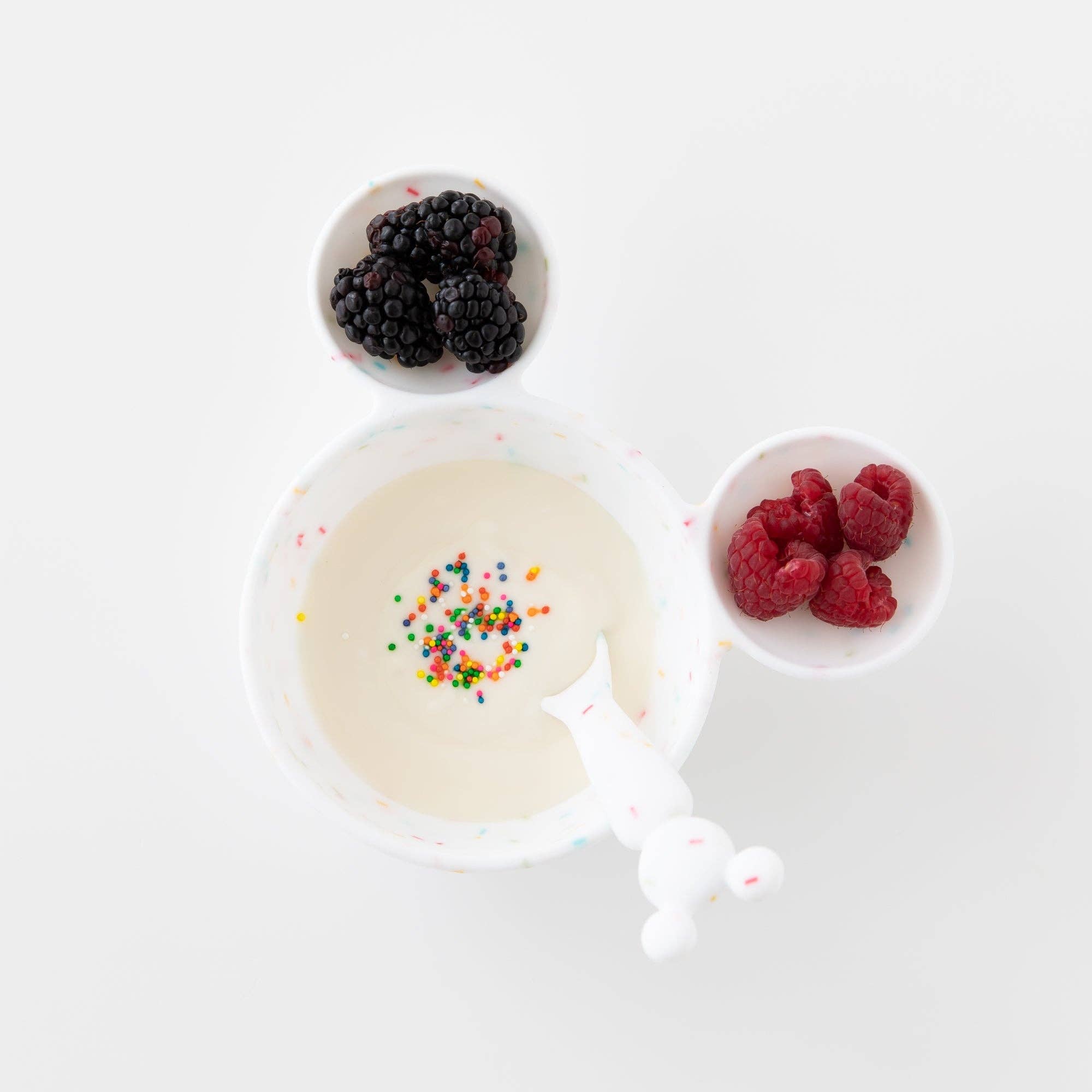 Silicone First Feeding Set: Mickey Mouse Vanilla Sprinkle