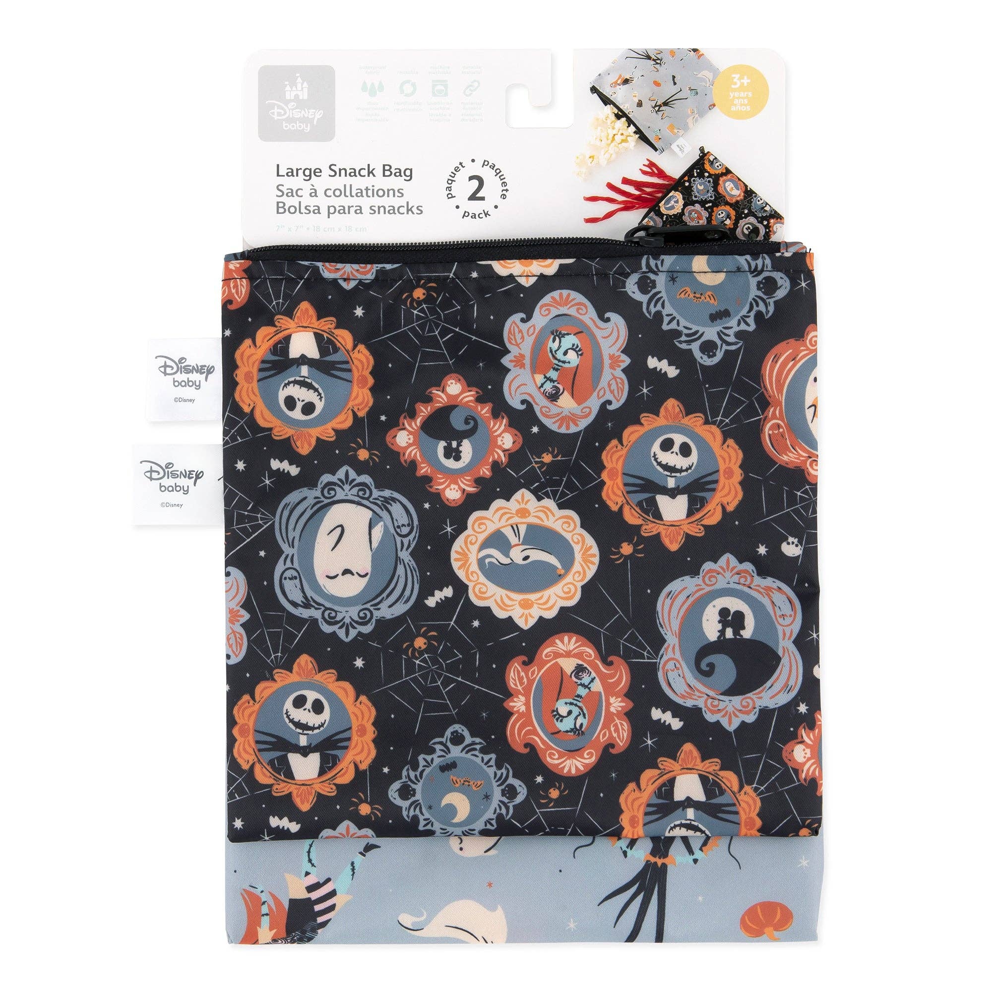 Reusable Snack Bag, Large 2 Pack: Everyday Is Halloween