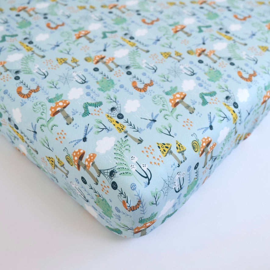 Bamboo-Crib Sheet - By Rainn-Rainn-Critter Hollow-Giggles N Gear
