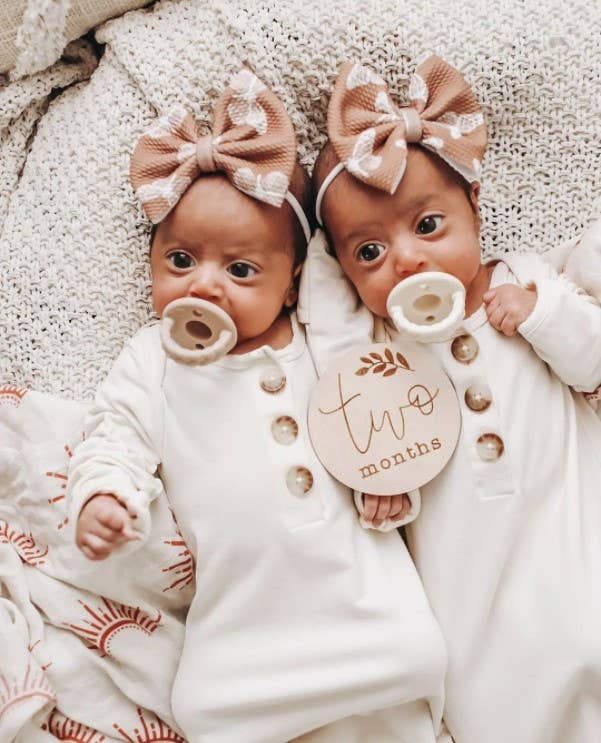 Sweetie Soother™ Pacifier Sets (2-pack): Agave + Succulent Cables