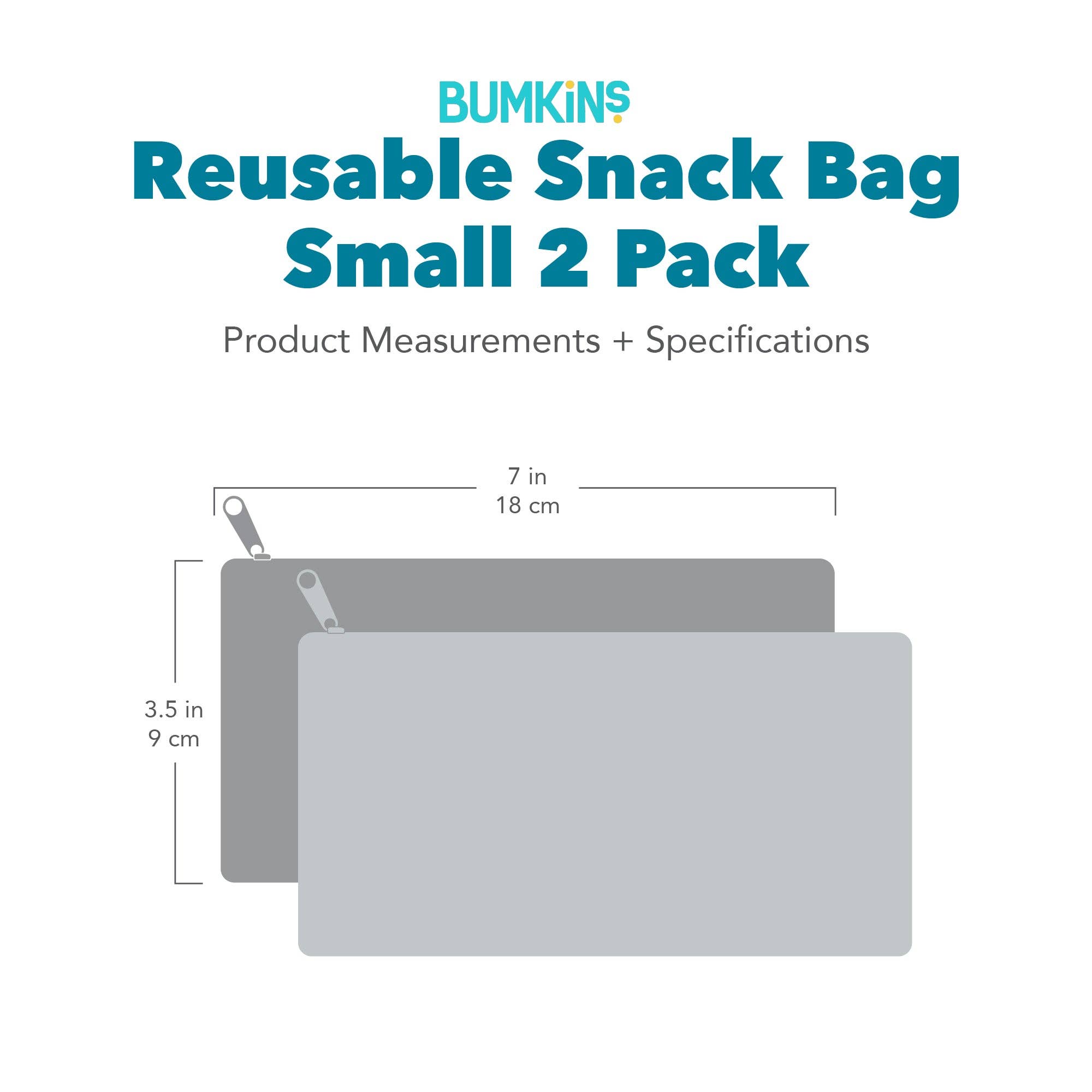 Reusable Snack Bag, Small 2 Pack: Everyday Is Halloween